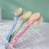 Cepillo de baño de doble cara dos en uno, artefacto para frotar la espalda, cepillo para frotar el barro del baño, toalla de baño para frotar la espalda, bola de baño, cepillo largo para frotar la espalda
