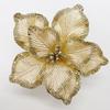 Nuevas Decoraciones de Flores de Navidad, Flores Artificiales de Navidad, Flores Falsas, Colgantes Decorativos DIY para Árbol de Navidad, Flores de Navidad