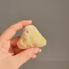 Broche Pinza para el Cabello de Animales de Dibujos Animados Lindos Doble Propósito Tocado Celebridad Cibernética Femenina Oso Liao Liao Pinza Superior Pinza para el Flequillo