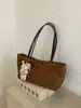 Bolsa tote de luxo de alta qualidade para mulheres, nova moda 2026, bolsa de ombro de grande capacidade para trabalho e deslocamento