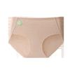 Ropa Interior de Algodón Crudo de Grado Médico Clase A para Mujer Algodón 7A Algodón de Color Entrepierna Antibacteriana Cintura Media Pieza Única Calzones Sin Costuras para Mujer