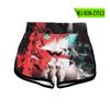 Fornecimento transfronteiriço Sala de Aula do Assassinato professor rápido impressão colorida 3D shorts casuais da moda calças de três partes calças femininas