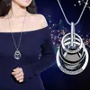 Corrente de suéter de verão simples estilo coreano colar longo de alta qualidade para mulheres, versátil, moda, pérola, franja, acessórios para roupas, pingente