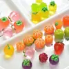 Bolsa Sorpresa de Frutas Artificiales Creativas Miniatura Transparente Accesorios DIY Regalo de Recompensa para Niños Guardería Adornos Modelo
