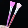 Brocha de Silicona para Mascarilla en Stock Cabeza Suave Brocha de Maquillaje Brocha de Belleza Brocha Aplicadora de Mascarilla DIY Palo Brocha de Cerdas Suaves Individual