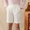 Pantalones casuales de verano ligeros para hombre, pantalones transpirables de moda, pantalones de color liso ajustados para hombres jóvenes