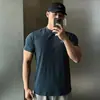 Camiseta de manga corta para hombre para correr y fitness, de secado rápido, fresca, de fabricante original, textura de panal, alta elasticidad