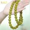 Pulsera de cadena para madre Liaoning Huang Xiuyu pulsera de collar de jade verde aguacate 108 cuentas suministro en vivo