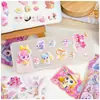 Auténticos Maravillosos y Lindos Brillantes Estrella Fugaz Burbuja 3D Pegatinas Lindas Dibujos Animados Niños Juguete DIY Pegatinas
