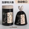 Bolsa de Basura con Cordón Sin Lágrimas Saco Doméstico Engrosado Cocina Baño Bolsa de Plástico Grande Asequible Extra Gruesa
