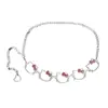 Corrente de Cintura de Metal Gatinho Brilhante com Diamantes Falsos, Doce e Exquisite, Combina com Saia, Cinto Y2K de Alta Qualidade e Único para Mulheres