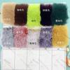 En Stock Al Por Mayor 4-9cm Pompones para Coser Broches de Pompones DIY Decoraciones de Cola de Conejo Blanca para Ropa, Zapatos, Bolsas y Accesorios