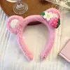 Diadema Especial para el Cabello con Cara de Dibujo Animado para Mujeres 2025 Nueva Diadema de Peluche para el Cabello Maquillaje para el Cabello Pinza para el Cabello Linda Diadema para el Cabello Tocado
