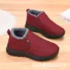 Botas de algodón hechas a medida, colección de exportación TEMU, zapatos de algodón unisex para personas de mediana edad y mayores, con forro de felpa añadido para mayor calidez, y engrosados para un mejor aislamiento, adecuados para clima nevado