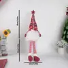 Nova Boneca de Pelúcia Anão Decorativa Luminosa de Pernas Longas de Natal Adornos para Bonecas Presente Infantil Rudolph Sem Rosto