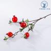 4 Cabeças simulação romã falsa romã simulação fruta simulação fruta decoração festiva adereços de fotografia simulação fruta romã