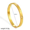 Set de pulseras para mujer de acero inoxidable 304 bañado en oro de 18 quilates con incrustaciones de circonia