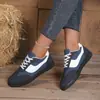 Zapatillas Deportivas Casuales Nuevas para Mujer Primavera y Otoño 2026 Versátiles Cómodas Zapatos de Entrenamiento Alemanes Zapatos Casuales Negros para Mujer