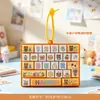 Colgante de teclado de 26 teclas de dibujos animados, llavero creativo, decoración para mochila, juguete antiestrés para niños y amigos, pequeño regalo al por mayor