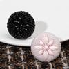 Hebilla de Cuentas para Uñas Estilo Chanel Cosida a Mano Accesorios de Piel Accesorios Botón Abrigo Abrigo de Lana Bolso Botón Decorativo