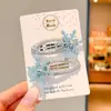 Pinza para el Cabello de Tela con Forma de Estrella y Corazón para Niñas Pequeñas, Pinza BB para Flequillo Lateral, Pinza para el Cabello de Bebé que No Daña el Cabello, Accesorio para el Cabello