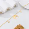 1 Pieza de Collar Colgante de Luna y Estrella Dorada para Mujer, Cadena para Clavícula de Lujo Ligero de Nicho de Gama Alta, Moderno y Elegante