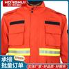 Traje de Rescate Forestal Cómodo, Traje Protector de Rescate de Emergencia para Bomberos, Traje de Combate, Traje Protector de Rescate Forestal Juego de Cinco Piezas
