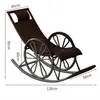 Sillón mecedor reclinable silla para persona perezosa siesta sala de estar balcón reclinable persona perezosa puede reclinarse puede dormir silla de ocio silla mecedora para ancianos