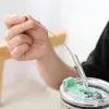 Cepillo Limpiador de Popotes, Botella, Tubo de Ensayo, Herramienta Limpiadora de Vasos, Cepillo de Cabeza Espiral para Limpiar Espacios de Cocina