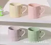 Caneca de Cerâmica com Esmalte Degradê Estilo Ins Youli de Aparência Elevada Caneca Criativa Caneca de Café Presente para Eventos Atacado