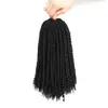 Temu Exportação Transfronteiriça Venda Quente Europeu e Americano Crochet para Cabelo Fibra Química Passion Twist Crochet para Cabelo