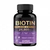 Cápsulas de Biotina Más Vendidas en Amazon Fabricante de Fuente de Biotina Soporta OEM