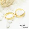 Accesorios DIY Anillo Grueso Chapado en Oro Platino Anillo Aretes Colgante Coreano Conector Brillante Hecho a Mano
