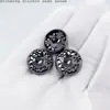 Botones Metálicos Altos Cóncavos con Puntos, un Accesorio Imprescindible para Accesorios Exquisitos, Adorno para Ropa y Pantalones a la Moda