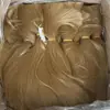Las pelucas transfronterizas de Amazon son productos sin procesar con usos diversos y admiten personalización basada en imágenes y muestras proporcionadas, Lino