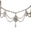 Collar de cadena suave de estilo antiguo de la dinastía Han, accesorios de perla de imitación, collar de clavícula de lolita de múltiples capas, estilo antiguo de hadas de la dinastía Han.