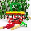 Bolsa Pequeña para Herramientas de Jardín Bolsa para Herramientas de Jardín de Tela Oxford Bolsa de Herramientas de Jardín con Estampado Colorido Bolsa para Juguetes de Playa