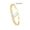 Serie de Pulseras con Baño de Oro Real, Circonita, Modernas y Sencillas, Sensación de Alta Gama, Joyería Versátil, Venta al por Mayor desde el Fabricante