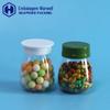 Atacado do Fabricante Pequena Capacidade 120ml Pet Plástico Transparente Garrafa Cônica Garrafa de Frutas Geladas Garrafa de Doces Garrafa de Chips de Leite