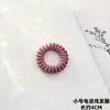 Cuerda Gruesa Elegante Simple para el Cabello Alta Elástica Cuerda para el Cabello de Mujer Línea Telefónica Perla Ins Banda de Goma Duradera