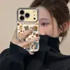 Adequado para Capa de Celular Apple 17 Desenho Animado Novo Modelo 15Promaxiphone16 Lente de Alta Qualidade Totalmente Coberta Silicone Divertido