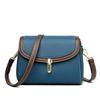 Bolso cuadrado pequeño para mujer, bandolera retro de moda 2023, bolso de hombro con contraste de color, bolso cruzado sencillo y combinable.