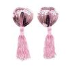 Proveedores de productos para adultos divertidas pegatinas para pechos lentejuelas en forma de corazón pegatinas para el pecho juguetes sexy para coquetear al por mayor
