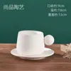 Caneca Cerâmica Branca para Pintura Manual DIY Arte em Cerâmica com Esmalte