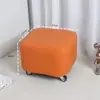 Cadeira pequena com roda universal banquinho para trocar de sapato em casa banquinho de assento para entrada cadeira de rodas banquinho móvel banquinho de sala banquinho baixo com rodinhas