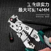 Pinzas Pelacables Multifuncionales para Electricistas, Pinzas Especiales para Tirar y Pelar Cables, Enrollado de Cables, Corte de Cables y Crimping