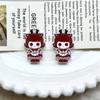 Pegatinas de Reno Creativas de Dibujos Animados para Niñas, Parche Acrílico DIY Hecho a Mano, Accesorios para Nevera, Decoraciones de Pegamento de Crema para Niños