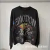 Sudadera con Capucha y Cremallera para Hombre y Mujer, Marca de Tendencia Estampada Transfronteriza, con Letras Estampadas de Pedrería