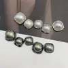 Nuevas cuentas cuadradas de alto sentido aleación accesorios concha gris vintage material para accesorios de pelo DIY flor de zapato carcasa de teléfono móvil