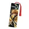 Merchandising del anime Demon Slayer Colgante de marcapáginas acrílico de doble cara de Tanjiro y Nezuko con borlas